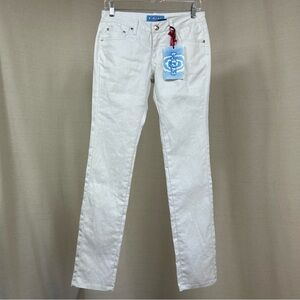 B. Jeans Vintage White Skinny Leg Jeans Sz. 5/6